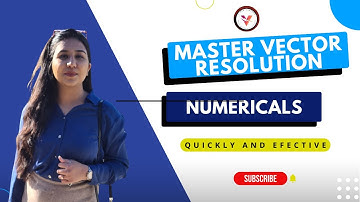 " Master Vector Resolution Unit Vectors| Easy Numerical Problems Explained!" #education #exam