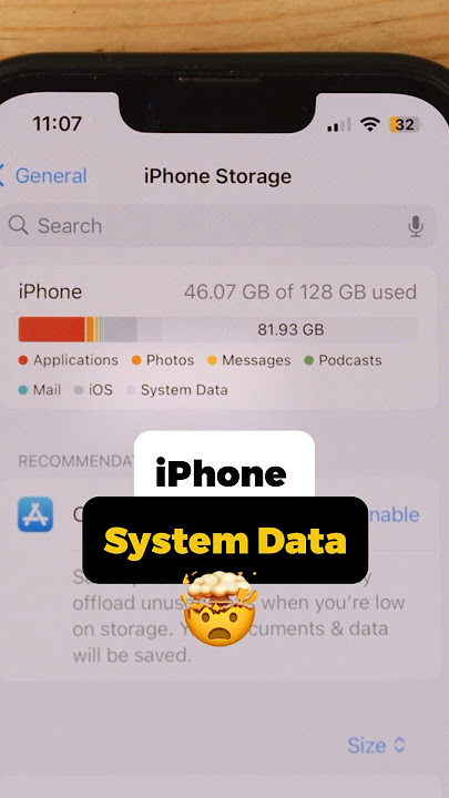 How to Clear iPhone System Data 📱🧹