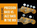Precision bass vs jazz bass  bass comparison no talking