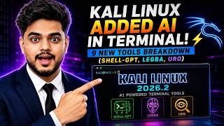 Full Kali Linux Added AI in Terminal! ⚡ 9 New Tools Breakdown (Shell-GPT, Legba, Uro) Update