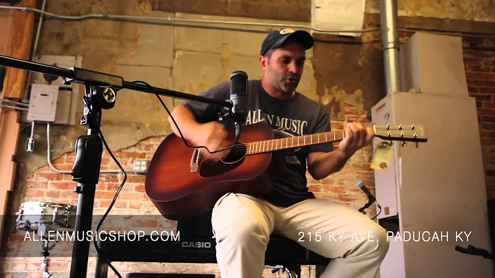 Martin D-15M Burst Acoustic Guitar Review allenmusicshop.com