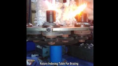 Rotary Indexing Table for Brazing