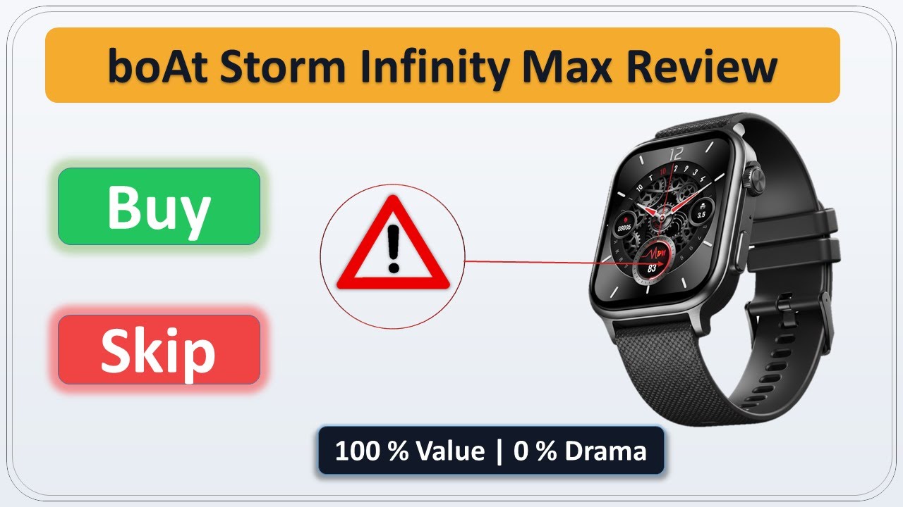 ⚡ Смарт-часы boAt Storm Infinity Max – полный обзор | Мощный аккумулятор, характеристики и цена