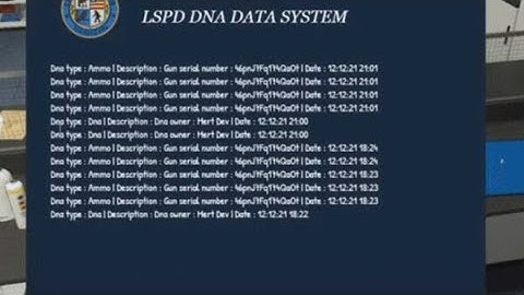 [ FiveM Script ] Fivem police evidence script | FiveM store - Best FiveM Script