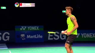 2014 THE STAR AUSTRALIAN BADMINTON OPENFMSLin Dan (CHN) VS Simon Santoso (INA)