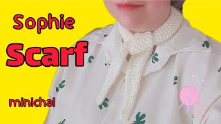 Knitting the Sophie scarf / Sophie Scarf / knitting minishawl / Knitting pattern