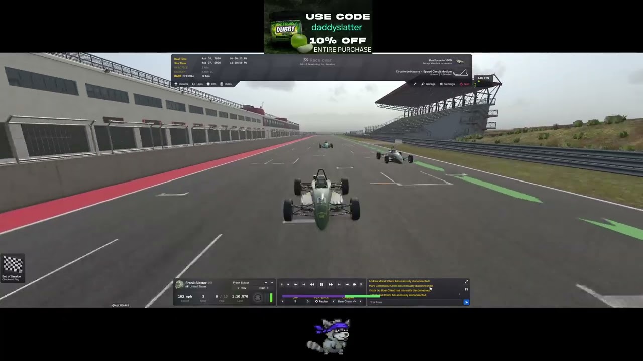iRacing solid turn 1