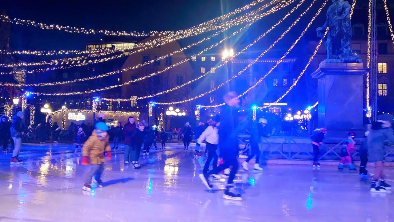 Ice Skating in Stockholm, Sweden YouTube