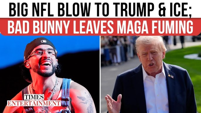 Bad Bunny Super Bowl Halftime CHAOS: Trump's MAGA Camp CLASHES With Latin Singer's Fans On ICE Raids