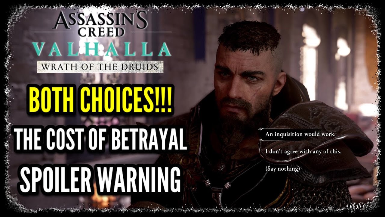 The Cost of Betrayal BOTH CHOICES AC Valhalla Wrath of the Druids