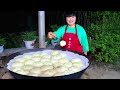 【陕北霞姐】 1盆苦菜,3斤五花肉,陕北“野菜大肉包”,松软美味,连吃五个不过瘾!