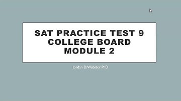 SAT Math Practice Test 9 Module 2 College Board