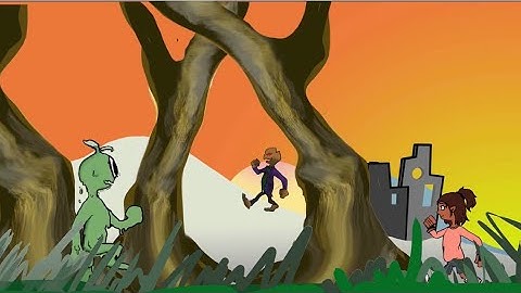 Creating and adding characters to your scrolling Parallax setting in Adobe Animate.