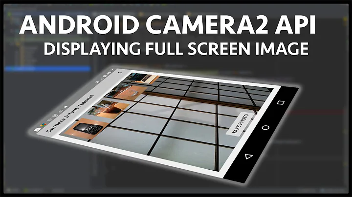 Android camera2 API - Part 11 Display full screen image