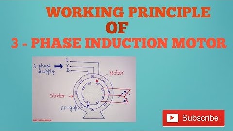 Working principle of three phase induction motor