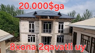 Tayyor uy proyekti 8 xonali kotej. Arzon tez va sfatli yo'nalishda.