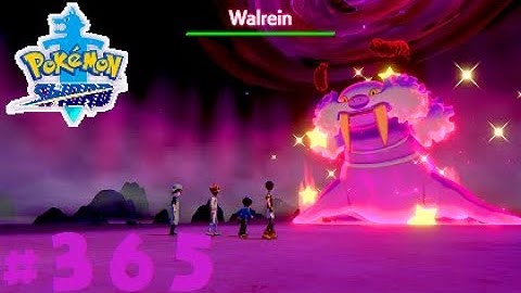 Pokemon Sword Shiny Dynamax Walrein Raid & Catch