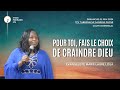 240505 pour toi fais le choix de craindre dieu  evangliste marielaure loua