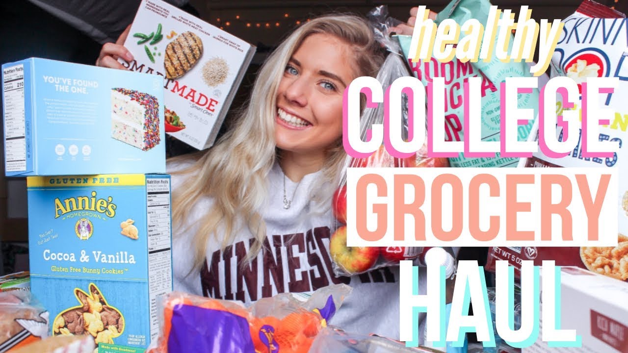 HEALTHY college grocery haul