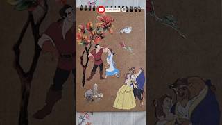 Güzel ve Çirkin! 🌹Beauty And The Beast! #disney #beautyandthebeast #shorts #scrapbooking