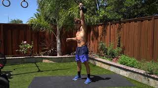 Alternating Kettlebell Switch Snatch