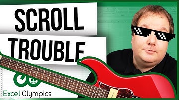 Scroll Trouble In Excel