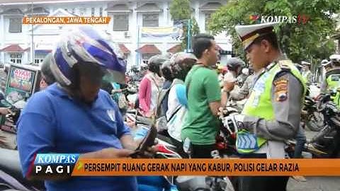 Persempit Ruang Gerak Napi yang Kabur, Polisi Gelar Razia