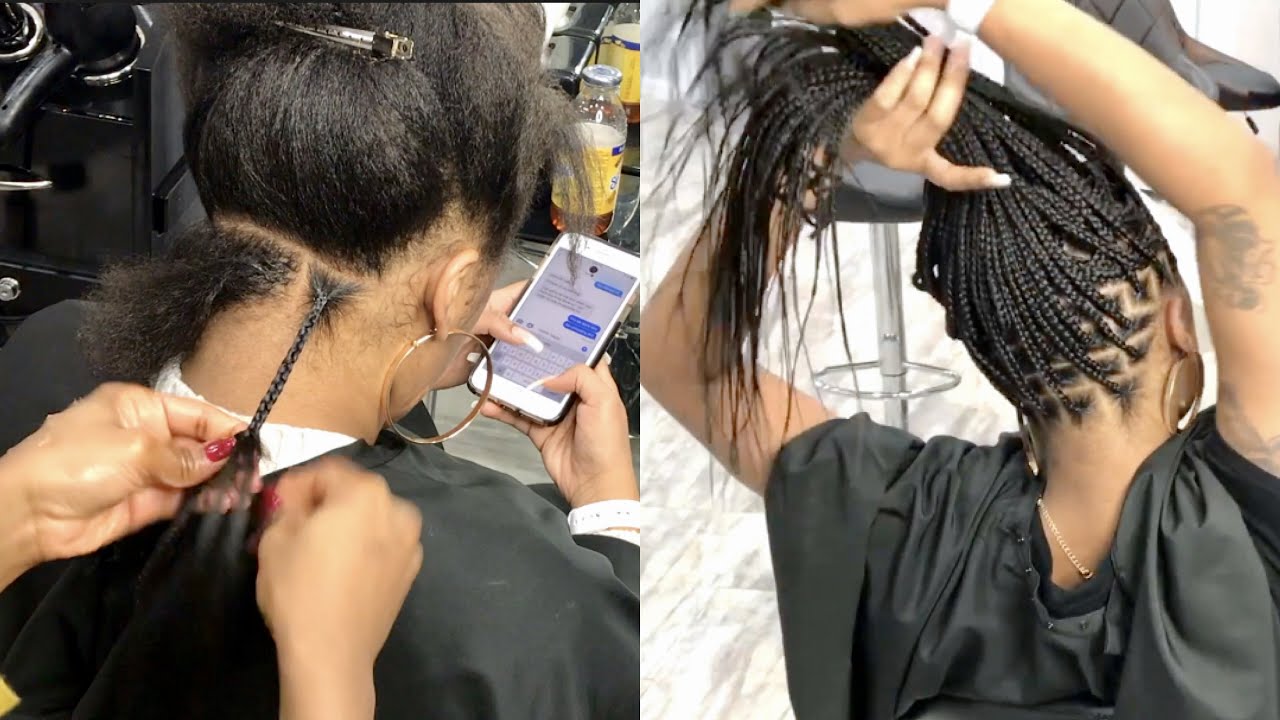 GAME CHANGER, this is how to refresh knotless box braids no re-braiding  using crotchet needle WOW!