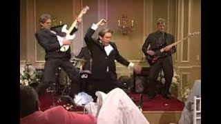 Punk Rock Band Performs at a Wedding Party