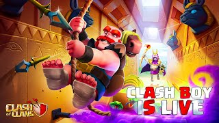 Live Base Visiting - Clash of Clans Live Stream #7 | Clan Games | Road to 2k Subs | Clash Boy