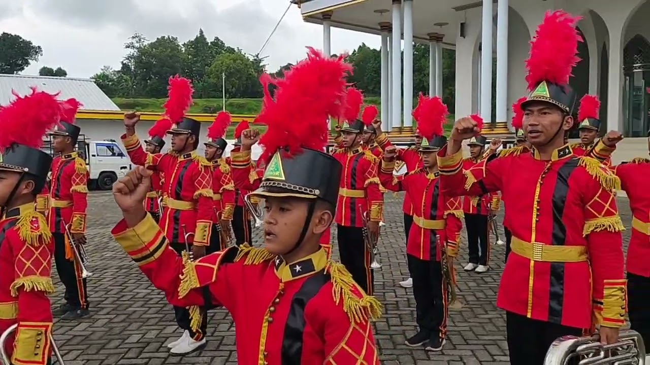 ANTRAKSI DRUMBAND GP ANSOR AL-MUHAJIRIN PASEREAN BAWAH.PERSIAPAN 💯 TAHUN NU.