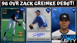 96 ovr signature series zack greinke debut! clutch hit! mlb the show
19!