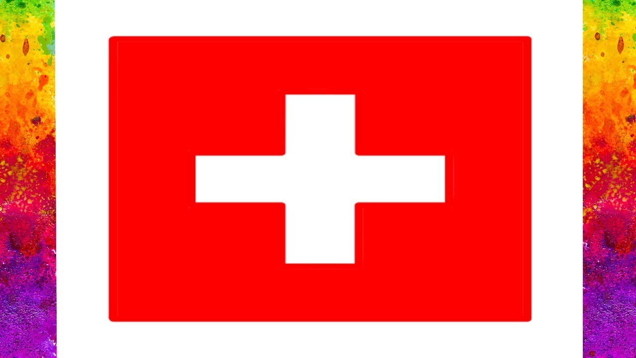 Download Switzerland Flag Draw and Coloring | How to Draw Switzerland Flag | Drawing Swiss Flag for kids ...