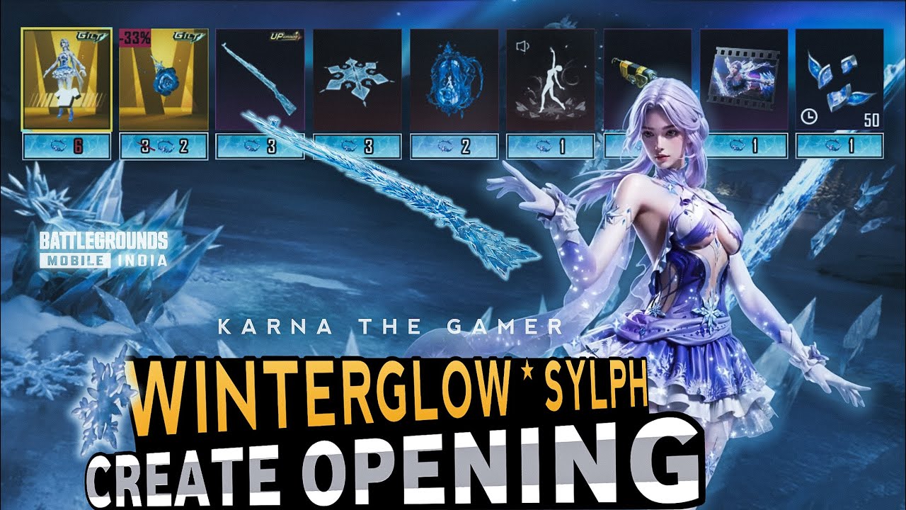 WINTERGLOW SYLPH SET Crate Opening ❄️ | Legendary Luck or Scam? 😱 | Karna The Gamer