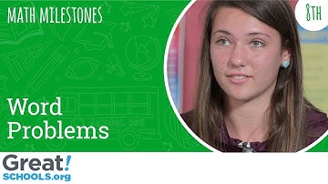 Can your 8th grader solve word problems with linear equations? - Milestones from GreatSchools