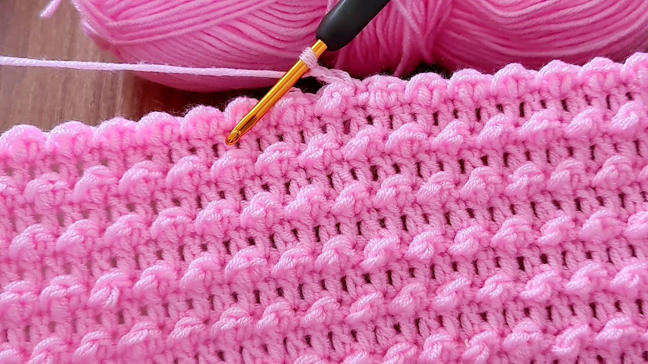 ЛУЧШИЙ образец вязания крючком для начинающих! ОЧЕНЬ ПРОСТОЕ вязание крючком детского одеяла, сумки,