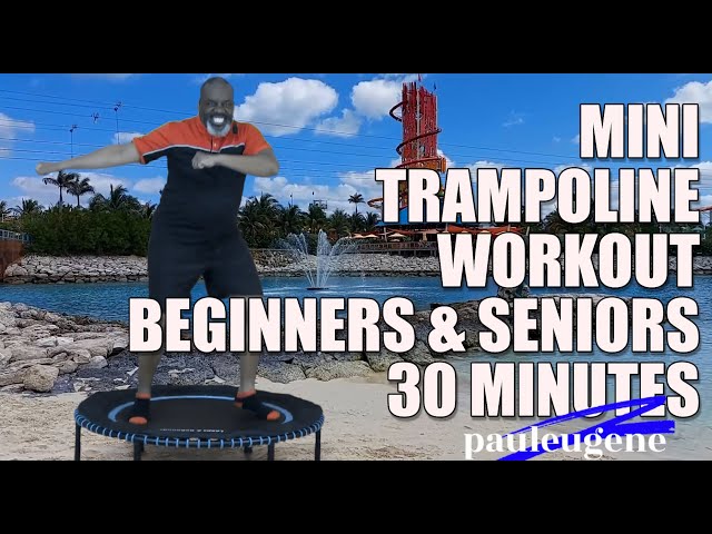Try Simple Mini Trampoline Workout Beginners & Seniors - Feel the Benefits in just 30 Min. - YouTube