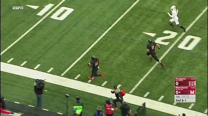 Kenneth Goins Jr. 46-YD TD Run vs. Rutgers