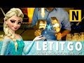 LET IT GO (Disney's Frozen) on wine glasses, pots and pans