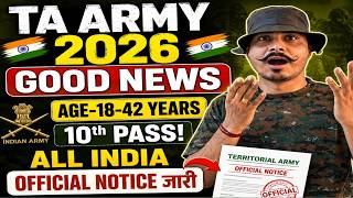 TA Army New bharti 2026 TA Army New Recruitment TA Army New vecancy 2026 TA Zone 1 2 3 4 भर्ती 2026