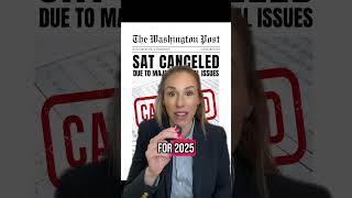 The SAT is canceled for the rest of 2025!!!😲🤯 #satprep #sat2025 #fyp #foryoupage #digitalsat