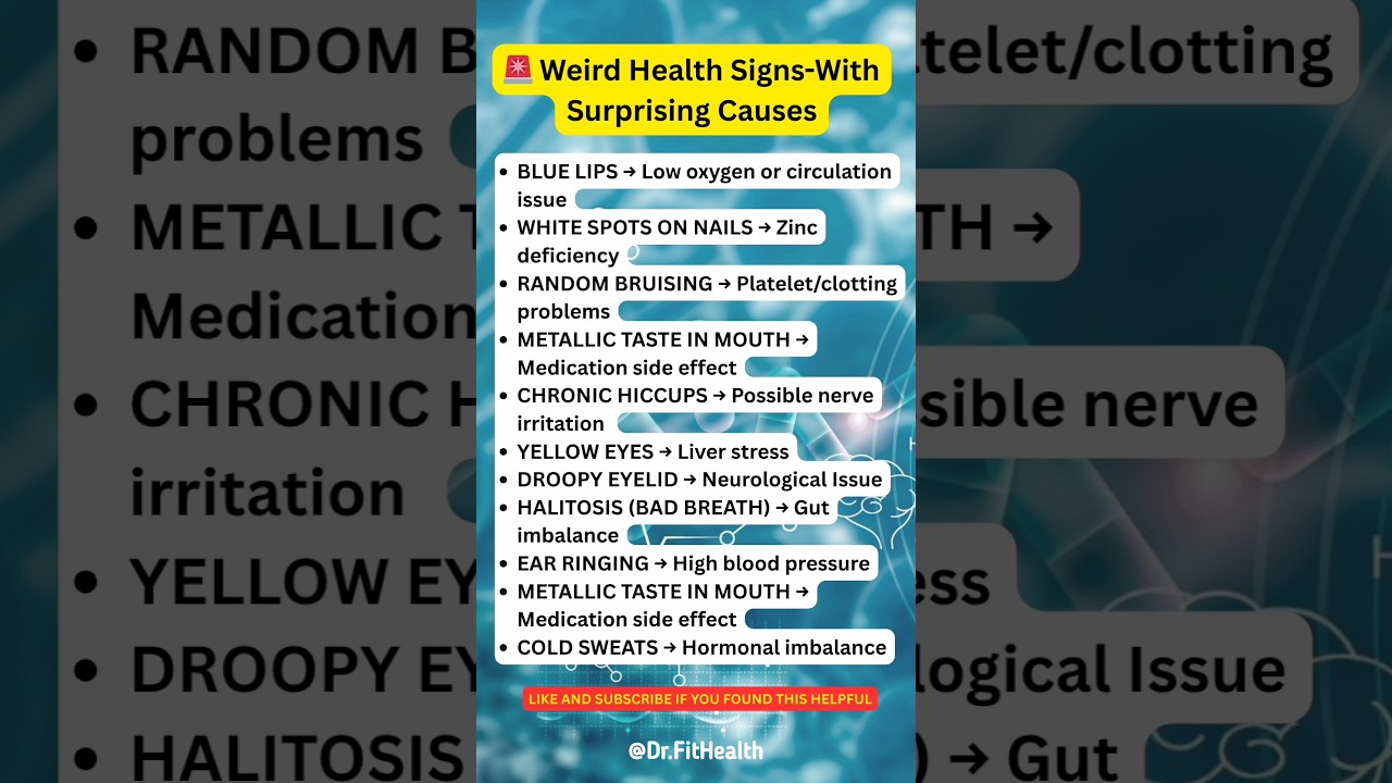 Weird Health Signs With Surprising Causes | What Your Body Is Trying To Tell You 