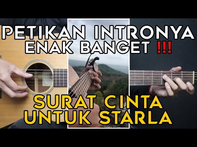 (TUTORIAL GITAR) SURAT CINTA UNTUK STARLA -  VIRGOUN | Lengkap Dan Mudah class=