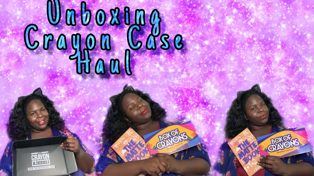 Makeup Haul The Crayon Case Unboxing/review YouTube