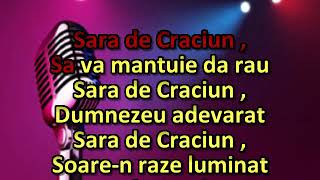 Colind - Sara de Craciun, karaoke