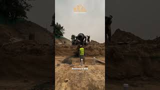 Basement Bed P.C.C Work in Action | 12 Marla Project | Ghazi Block, Bahria Town Lahore