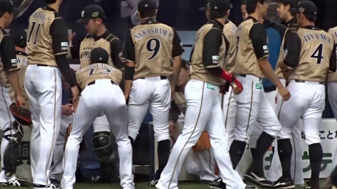 日ハム円陣 声出し清水 中島卓也おしりを蹴られる 杉谷中田 Youtube