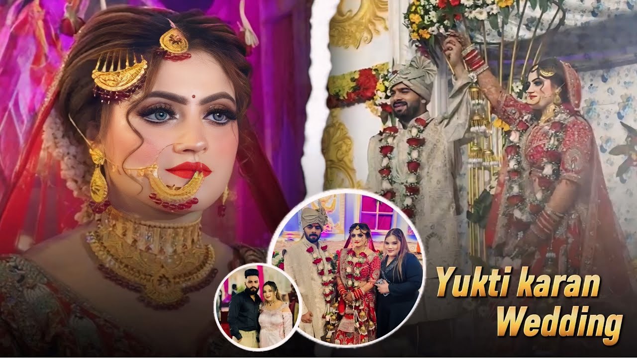 Yukti karan wedding ❤️ #nandinikarnaliya 