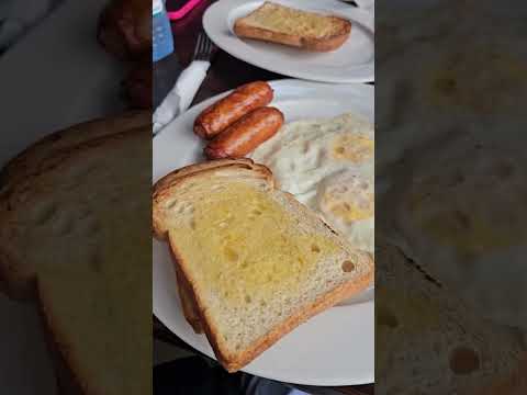 Breakfast at the Java Hut in Kenya