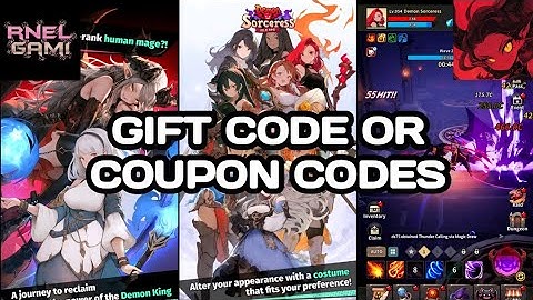 5 Gift codes or Coupon codes - Demon Sorceress : Idle RPG
